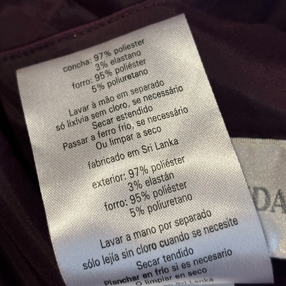 David's Bridal Asymmetrical Plum Dress - Picture 9 of 15